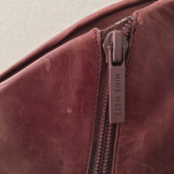 Nine West purple ankle boots. Size 4.5 - Picture 7 of 9